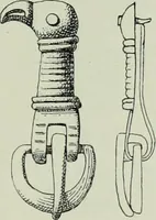 An illustration from Die altgermanische thierornamentik; typologische studie über germanische metallgegenstände aus dem IV. bis IX. jahrhundert, nebst einer studie über irische ornamentik (1904)