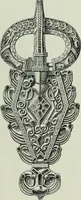 An illustration from Die altgermanische thierornamentik; typologische studie über germanische metallgegenstände aus dem IV. bis IX. jahrhundert, nebst einer studie über irische ornamentik (1904)