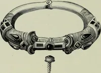 An illustration from Die altgermanische thierornamentik; typologische studie über germanische metallgegenstände aus dem IV. bis IX. jahrhundert, nebst einer studie über irische ornamentik (1904)
