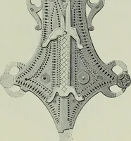 An illustration from Die altgermanische thierornamentik; typologische studie über germanische metallgegenstände aus dem IV. bis IX. jahrhundert, nebst einer studie über irische ornamentik (1904)