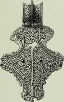 An illustration from Die altgermanische thierornamentik; typologische studie über germanische metallgegenstände aus dem IV. bis IX. jahrhundert, nebst einer studie über irische ornamentik (1904)