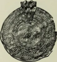 An illustration from Die altgermanische thierornamentik; typologische studie über germanische metallgegenstände aus dem IV. bis IX. jahrhundert, nebst einer studie über irische ornamentik (1904)