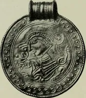 An illustration from Die altgermanische thierornamentik; typologische studie über germanische metallgegenstände aus dem IV. bis IX. jahrhundert, nebst einer studie über irische ornamentik (1904)