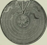 An illustration from Die altgermanische thierornamentik; typologische studie über germanische metallgegenstände aus dem IV. bis IX. jahrhundert, nebst einer studie über irische ornamentik (1904)