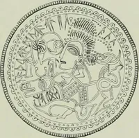 An illustration from Die altgermanische thierornamentik; typologische studie über germanische metallgegenstände aus dem IV. bis IX. jahrhundert, nebst einer studie über irische ornamentik (1904)