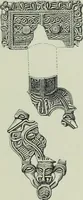 An illustration from Die altgermanische thierornamentik; typologische studie über germanische metallgegenstände aus dem IV. bis IX. jahrhundert, nebst einer studie über irische ornamentik (1904)