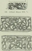 An illustration from Die altgermanische thierornamentik; typologische studie über germanische metallgegenstände aus dem IV. bis IX. jahrhundert, nebst einer studie über irische ornamentik (1904)