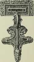 An illustration from Die altgermanische thierornamentik; typologische studie über germanische metallgegenstände aus dem IV. bis IX. jahrhundert, nebst einer studie über irische ornamentik (1904)