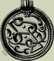An illustration from Die altgermanische thierornamentik; typologische studie über germanische metallgegenstände aus dem IV. bis IX. jahrhundert, nebst einer studie über irische ornamentik (1904)