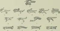 An illustration from Die altgermanische thierornamentik; typologische studie über germanische metallgegenstände aus dem IV. bis IX. jahrhundert, nebst einer studie über irische ornamentik (1904)