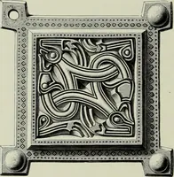 An illustration from Die altgermanische thierornamentik; typologische studie über germanische metallgegenstände aus dem IV. bis IX. jahrhundert, nebst einer studie über irische ornamentik (1904)