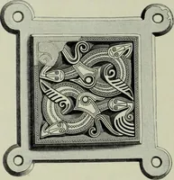 An illustration from Die altgermanische thierornamentik; typologische studie über germanische metallgegenstände aus dem IV. bis IX. jahrhundert, nebst einer studie über irische ornamentik (1904)