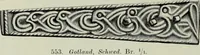 An illustration from Die altgermanische thierornamentik; typologische studie über germanische metallgegenstände aus dem IV. bis IX. jahrhundert, nebst einer studie über irische ornamentik (1904)