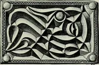 An illustration from Die altgermanische thierornamentik; typologische studie über germanische metallgegenstände aus dem IV. bis IX. jahrhundert, nebst einer studie über irische ornamentik (1904)