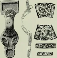 An illustration from Die altgermanische thierornamentik; typologische studie über germanische metallgegenstände aus dem IV. bis IX. jahrhundert, nebst einer studie über irische ornamentik (1904)