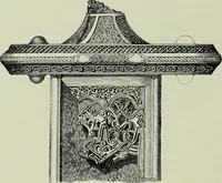 An illustration from Die altgermanische thierornamentik; typologische studie über germanische metallgegenstände aus dem IV. bis IX. jahrhundert, nebst einer studie über irische ornamentik (1904)