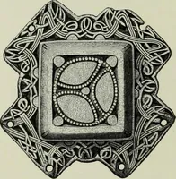 An illustration from Die altgermanische thierornamentik; typologische studie über germanische metallgegenstände aus dem IV. bis IX. jahrhundert, nebst einer studie über irische ornamentik (1904)