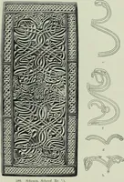 An illustration from Die altgermanische thierornamentik; typologische studie über germanische metallgegenstände aus dem IV. bis IX. jahrhundert, nebst einer studie über irische ornamentik (1904)