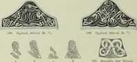 An illustration from Die altgermanische thierornamentik; typologische studie über germanische metallgegenstände aus dem IV. bis IX. jahrhundert, nebst einer studie über irische ornamentik (1904)
