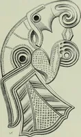An illustration from Die altgermanische thierornamentik; typologische studie über germanische metallgegenstände aus dem IV. bis IX. jahrhundert, nebst einer studie über irische ornamentik (1904)