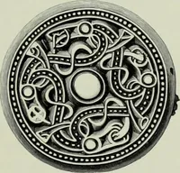 An illustration from Die altgermanische thierornamentik; typologische studie über germanische metallgegenstände aus dem IV. bis IX. jahrhundert, nebst einer studie über irische ornamentik (1904)