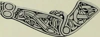 An illustration from Die altgermanische thierornamentik; typologische studie über germanische metallgegenstände aus dem IV. bis IX. jahrhundert, nebst einer studie über irische ornamentik (1904)