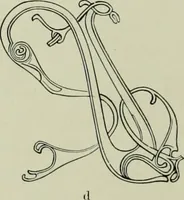 An illustration from Die altgermanische thierornamentik; typologische studie über germanische metallgegenstände aus dem IV. bis IX. jahrhundert, nebst einer studie über irische ornamentik (1904)