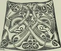 An illustration from Die altgermanische thierornamentik; typologische studie über germanische metallgegenstände aus dem IV. bis IX. jahrhundert, nebst einer studie über irische ornamentik (1904)