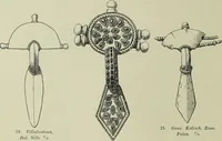 An illustration from Die altgermanische thierornamentik; typologische studie über germanische metallgegenstände aus dem IV. bis IX. jahrhundert, nebst einer studie über irische ornamentik (1904)