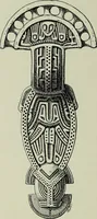 An illustration from Die altgermanische thierornamentik; typologische studie über germanische metallgegenstände aus dem IV. bis IX. jahrhundert, nebst einer studie über irische ornamentik (1904)