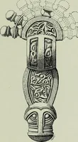 An illustration from Die altgermanische thierornamentik; typologische studie über germanische metallgegenstände aus dem IV. bis IX. jahrhundert, nebst einer studie über irische ornamentik (1904)
