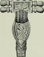 An illustration from Die altgermanische thierornamentik; typologische studie über germanische metallgegenstände aus dem IV. bis IX. jahrhundert, nebst einer studie über irische ornamentik (1904)