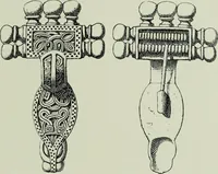 An illustration from Die altgermanische thierornamentik; typologische studie über germanische metallgegenstände aus dem IV. bis IX. jahrhundert, nebst einer studie über irische ornamentik (1904)