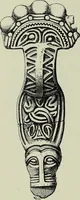 An illustration from Die altgermanische thierornamentik; typologische studie über germanische metallgegenstände aus dem IV. bis IX. jahrhundert, nebst einer studie über irische ornamentik (1904)