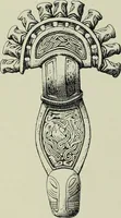 An illustration from Die altgermanische thierornamentik; typologische studie über germanische metallgegenstände aus dem IV. bis IX. jahrhundert, nebst einer studie über irische ornamentik (1904)