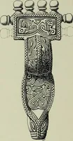 An illustration from Die altgermanische thierornamentik; typologische studie über germanische metallgegenstände aus dem IV. bis IX. jahrhundert, nebst einer studie über irische ornamentik (1904)