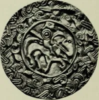 An illustration from Die altgermanische thierornamentik; typologische studie über germanische metallgegenstände aus dem IV. bis IX. jahrhundert, nebst einer studie über irische ornamentik (1904)