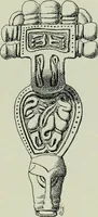 An illustration from Die altgermanische thierornamentik; typologische studie über germanische metallgegenstände aus dem IV. bis IX. jahrhundert, nebst einer studie über irische ornamentik (1904)
