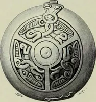 An illustration from Die altgermanische thierornamentik; typologische studie über germanische metallgegenstände aus dem IV. bis IX. jahrhundert, nebst einer studie über irische ornamentik (1904)
