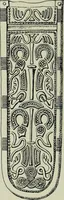 An illustration from Die altgermanische thierornamentik; typologische studie über germanische metallgegenstände aus dem IV. bis IX. jahrhundert, nebst einer studie über irische ornamentik (1904)