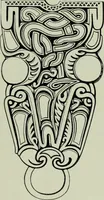 An illustration from Die altgermanische thierornamentik; typologische studie über germanische metallgegenstände aus dem IV. bis IX. jahrhundert, nebst einer studie über irische ornamentik (1904)