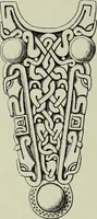 An illustration from Die altgermanische thierornamentik; typologische studie über germanische metallgegenstände aus dem IV. bis IX. jahrhundert, nebst einer studie über irische ornamentik (1904)