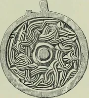 An illustration from Die altgermanische thierornamentik; typologische studie über germanische metallgegenstände aus dem IV. bis IX. jahrhundert, nebst einer studie über irische ornamentik (1904)