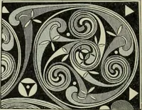 An illustration from Die altgermanische thierornamentik; typologische studie über germanische metallgegenstände aus dem IV. bis IX. jahrhundert, nebst einer studie über irische ornamentik (1904)