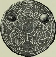 An illustration from Die altgermanische thierornamentik; typologische studie über germanische metallgegenstände aus dem IV. bis IX. jahrhundert, nebst einer studie über irische ornamentik (1904)