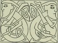 An illustration from Die altgermanische thierornamentik; typologische studie über germanische metallgegenstände aus dem IV. bis IX. jahrhundert, nebst einer studie über irische ornamentik (1904)