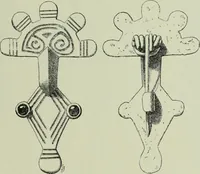 An illustration from Die altgermanische thierornamentik; typologische studie über germanische metallgegenstände aus dem IV. bis IX. jahrhundert, nebst einer studie über irische ornamentik (1904)