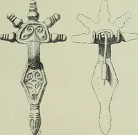 An illustration from Die altgermanische thierornamentik; typologische studie über germanische metallgegenstände aus dem IV. bis IX. jahrhundert, nebst einer studie über irische ornamentik (1904)