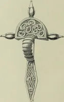 An illustration from Die altgermanische thierornamentik; typologische studie über germanische metallgegenstände aus dem IV. bis IX. jahrhundert, nebst einer studie über irische ornamentik (1904)
