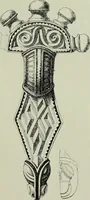 An illustration from Die altgermanische thierornamentik; typologische studie über germanische metallgegenstände aus dem IV. bis IX. jahrhundert, nebst einer studie über irische ornamentik (1904)